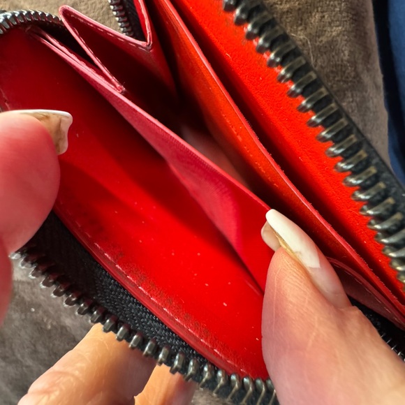 Authentic Christian Louboutin Studded Black Wallet small - Picture 8 of 9